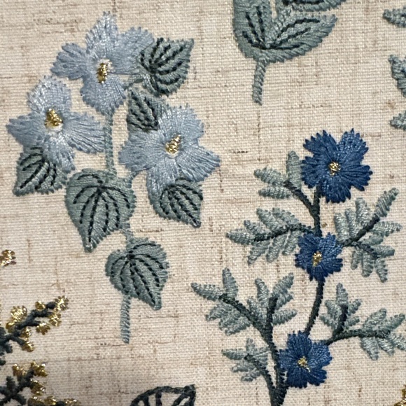 Rifle Paper Company New Floral Guest Book with Blue and Gold Accents - Picture 6 of 8